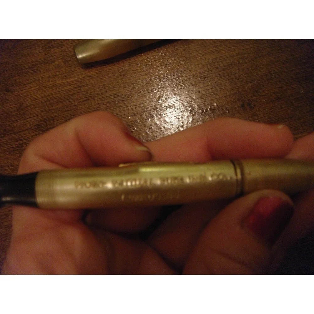 Vintage Salz Fountain Pen /mechanical pencil Home mutual fire ins co advertising